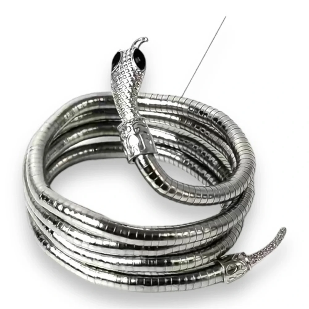 🆕 Serpent Snake Necklace Fully Reticulating - Picture 1 of 6